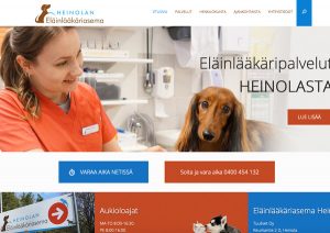 laadukkaat verkkosivut mainostoimisto Lahti - Heinolan eläinlääkäriasema